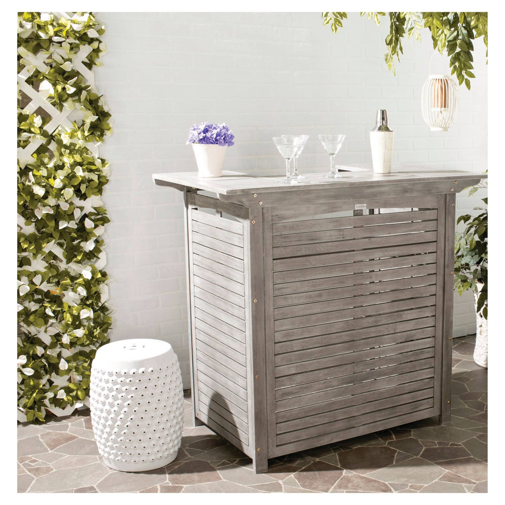 Grey Wash Bar Table I56915