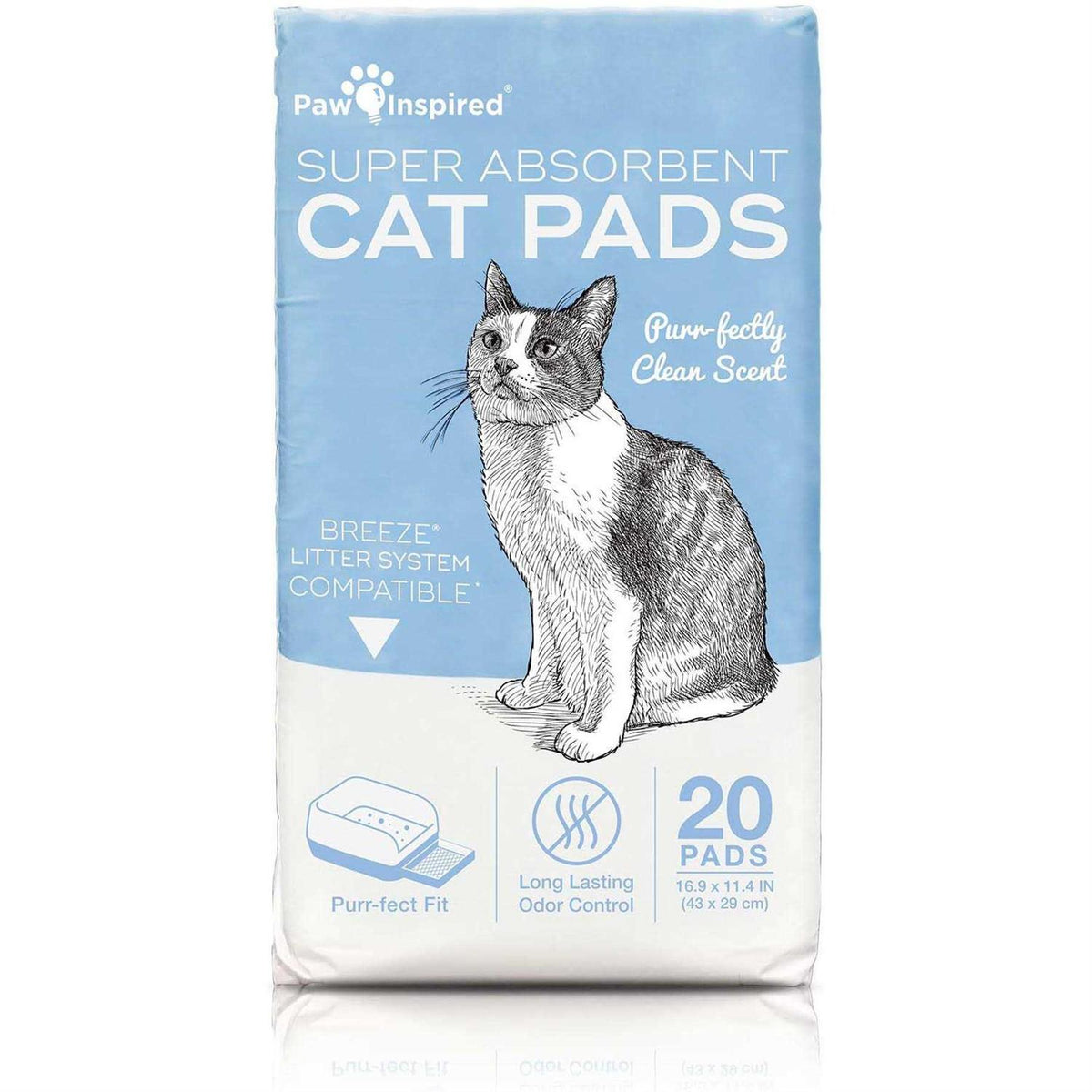 20ct Cat Litter Box Pads A2394