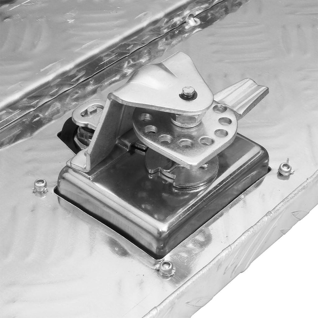 36-Inch Aluminum Truck Underbody Flatbox Pickup Tool Box Storage Lock with Keys F38984