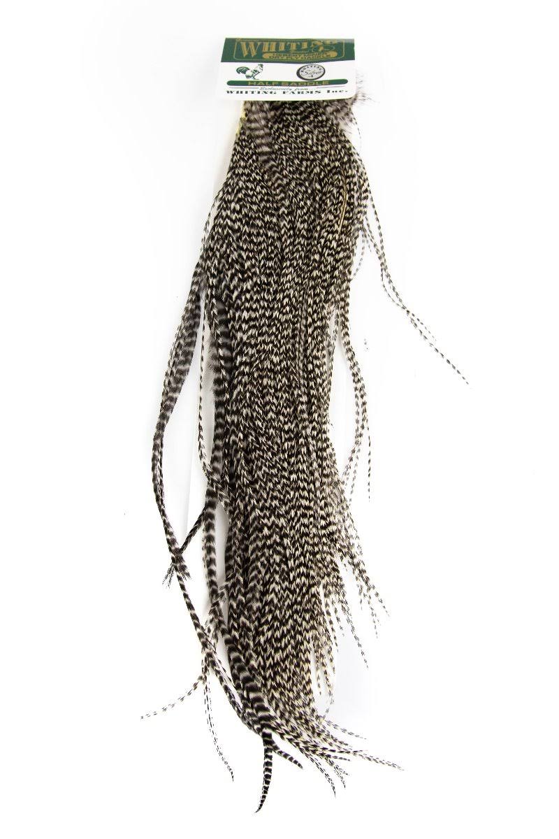 Dun Grizzly Hackle 1/2 Saddle S84017