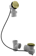 PVD Polished Brass Cable Drive Bath Waste X87411