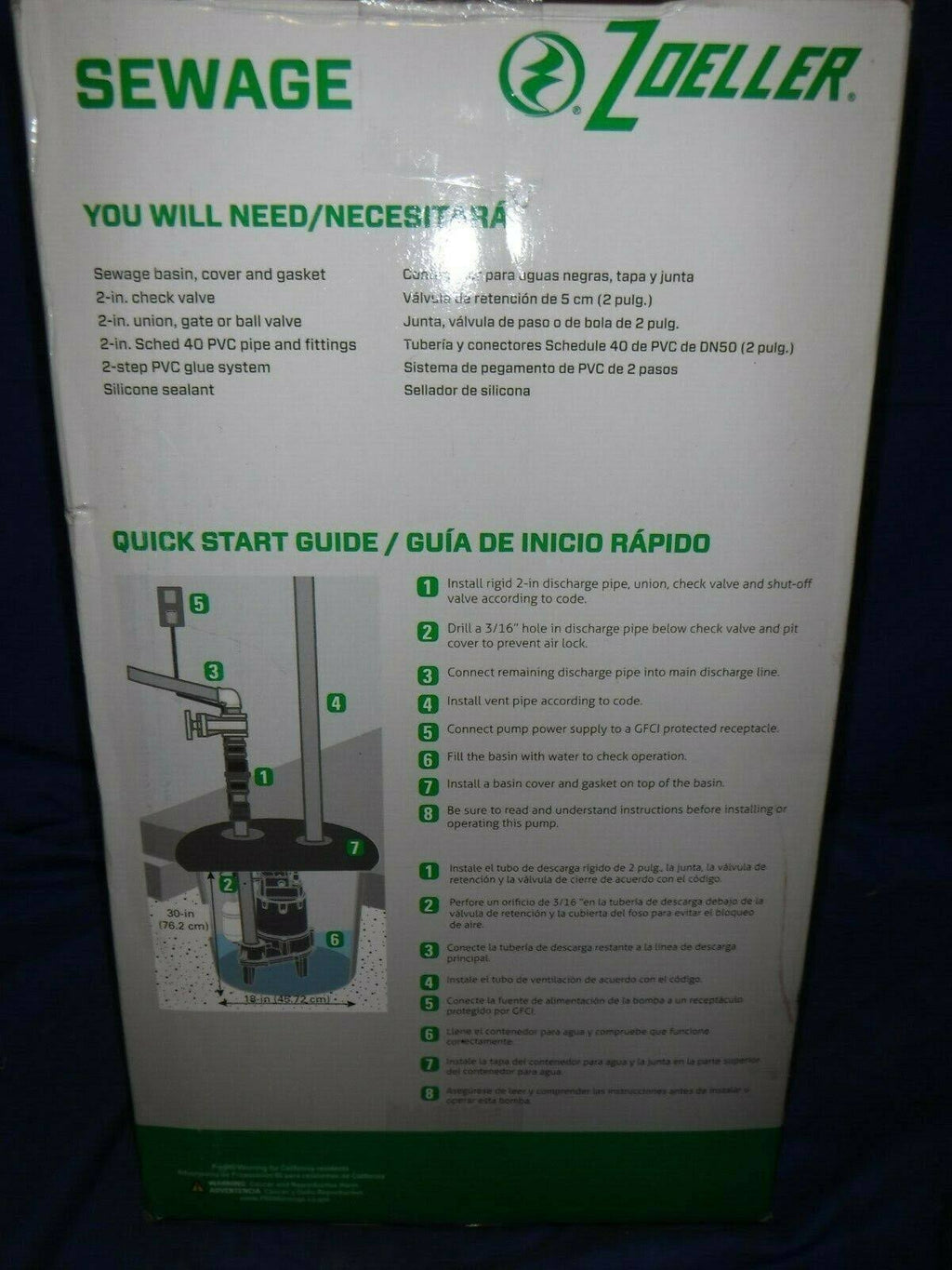 0.5-HP 115-Volt Cast Iron Sewage Sump Pump R10858