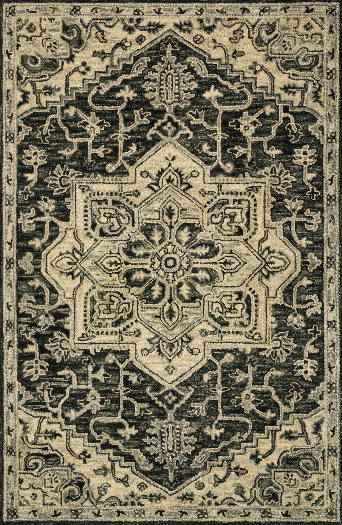 Charcoal Lt Grey 9'3 x 13' Rug G614426