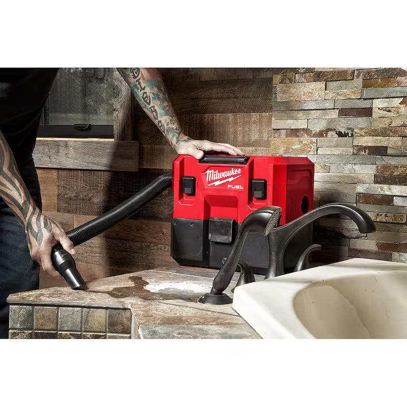 12-Volt Cordless Wet/Dry Vacuum and Impact Driver with Battery and Charger L683871