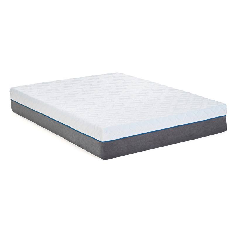 King Size Plush Gel Memory Foam Mattress in White K922007