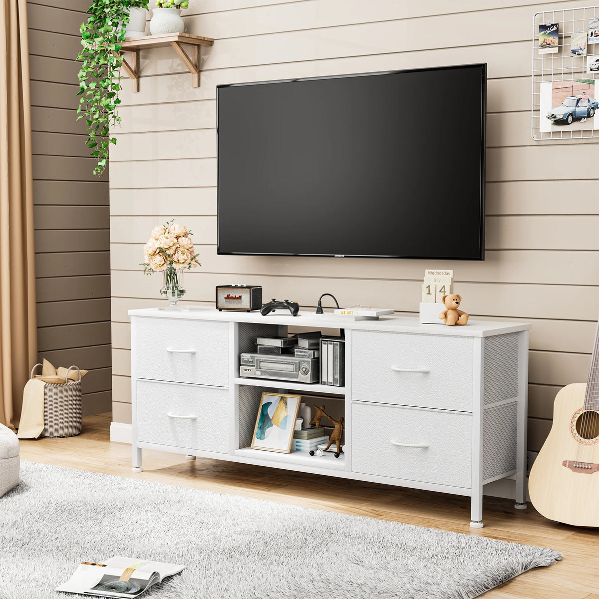 Brown 4 Drawer Dresser TV Stand A351813