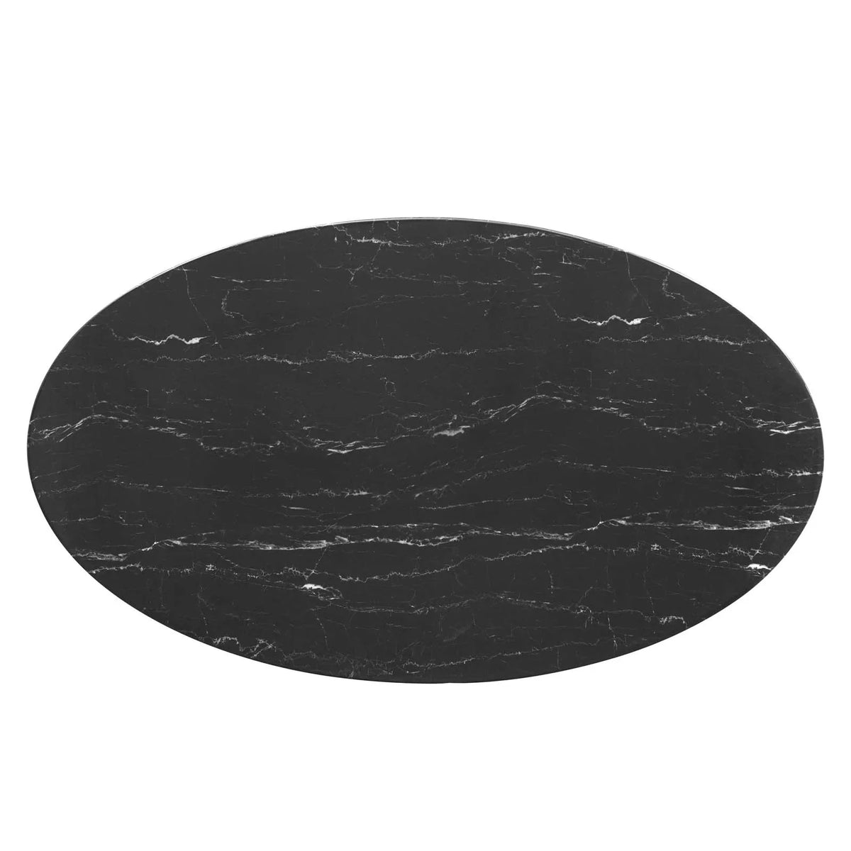 54" Oval Artificial Marble Dining Table C953398