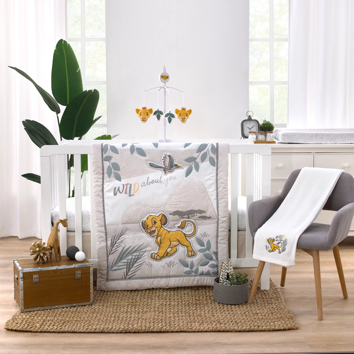 3 Piece Crib Bedding Set X4669