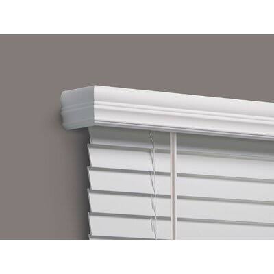 White Faux Wood Room Darkening Venetian Blind N35142