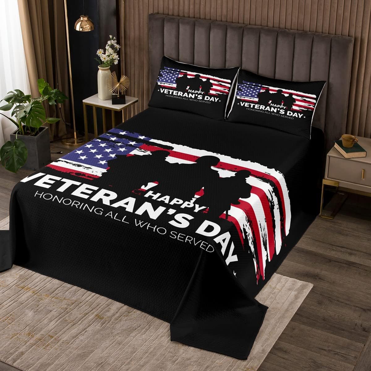 Twin Camo Quilted Bedspread M819