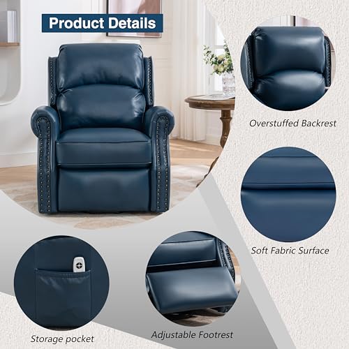 Red Brown Upholstered Swivel Glider Reclining Sofa Chair G288939
