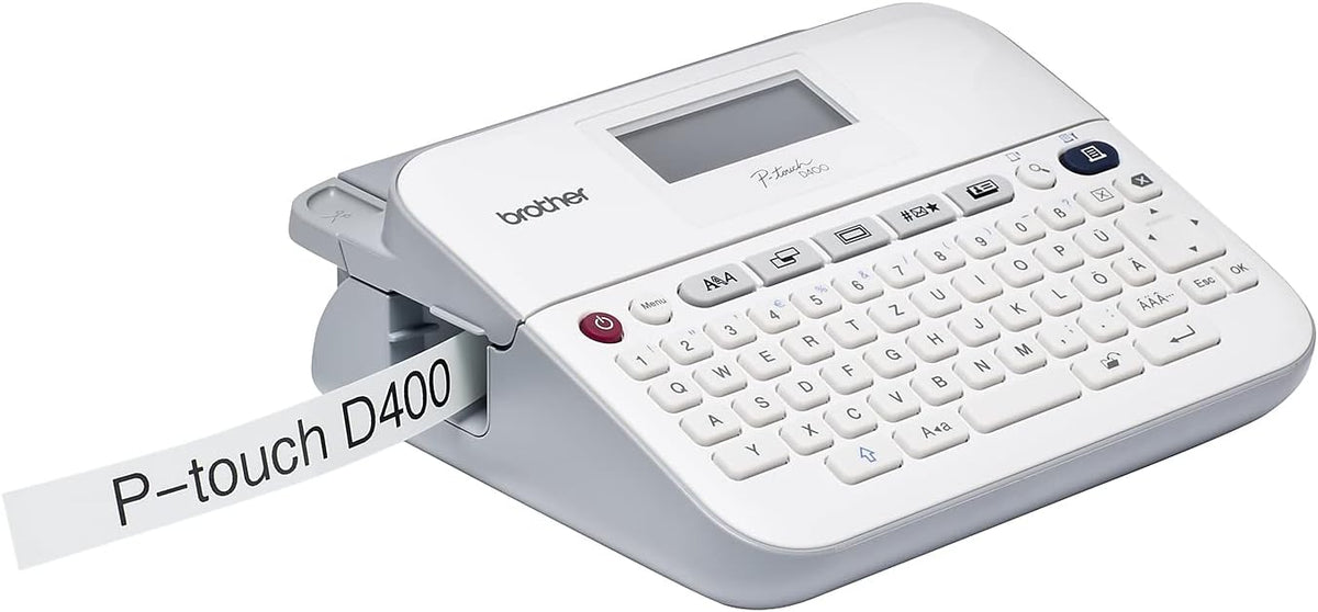 Compact White Label Maker with Carry Case Z375