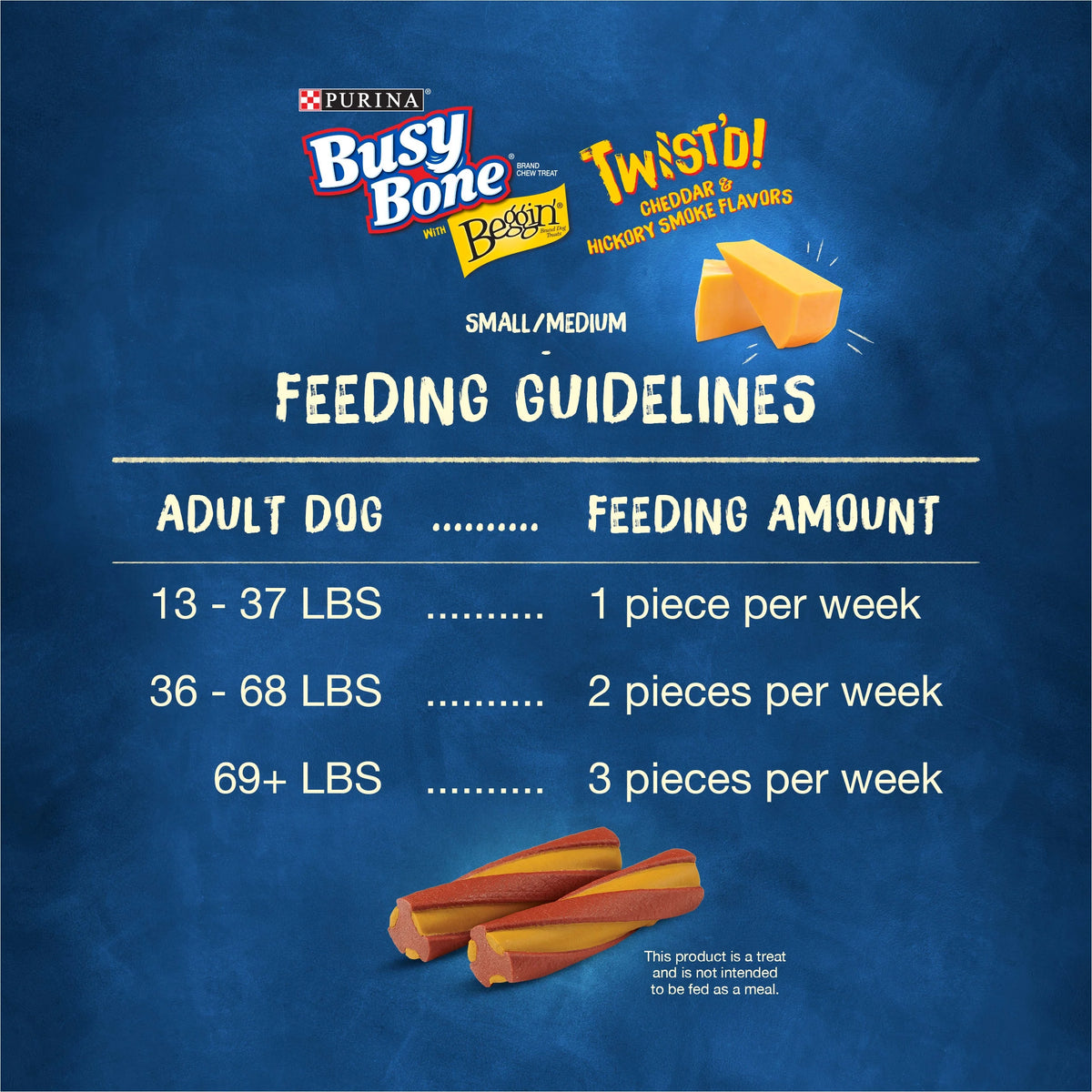 Cheddar & Hickory Smoke Dog Treats 36 oz 10 Pack S571