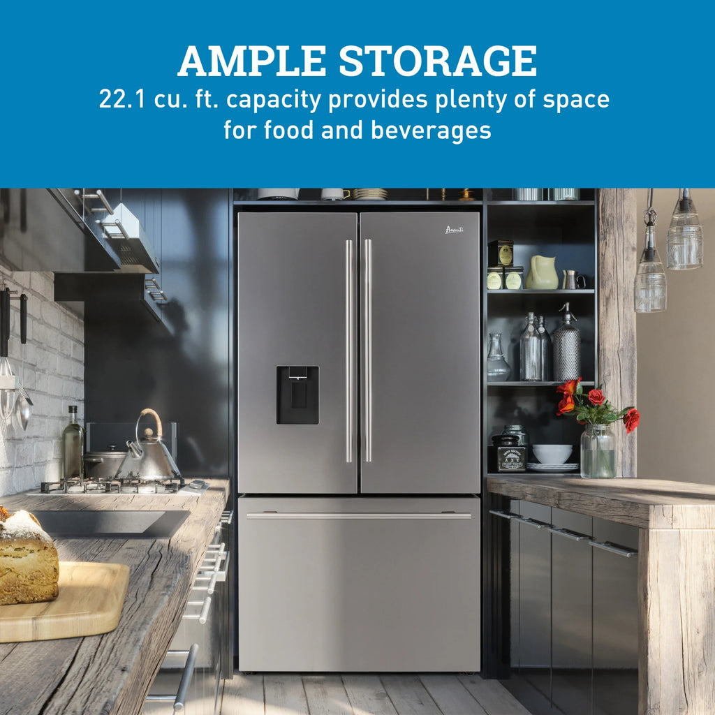 Stainless Steel Refrigerator, 22.1 cu ft D894