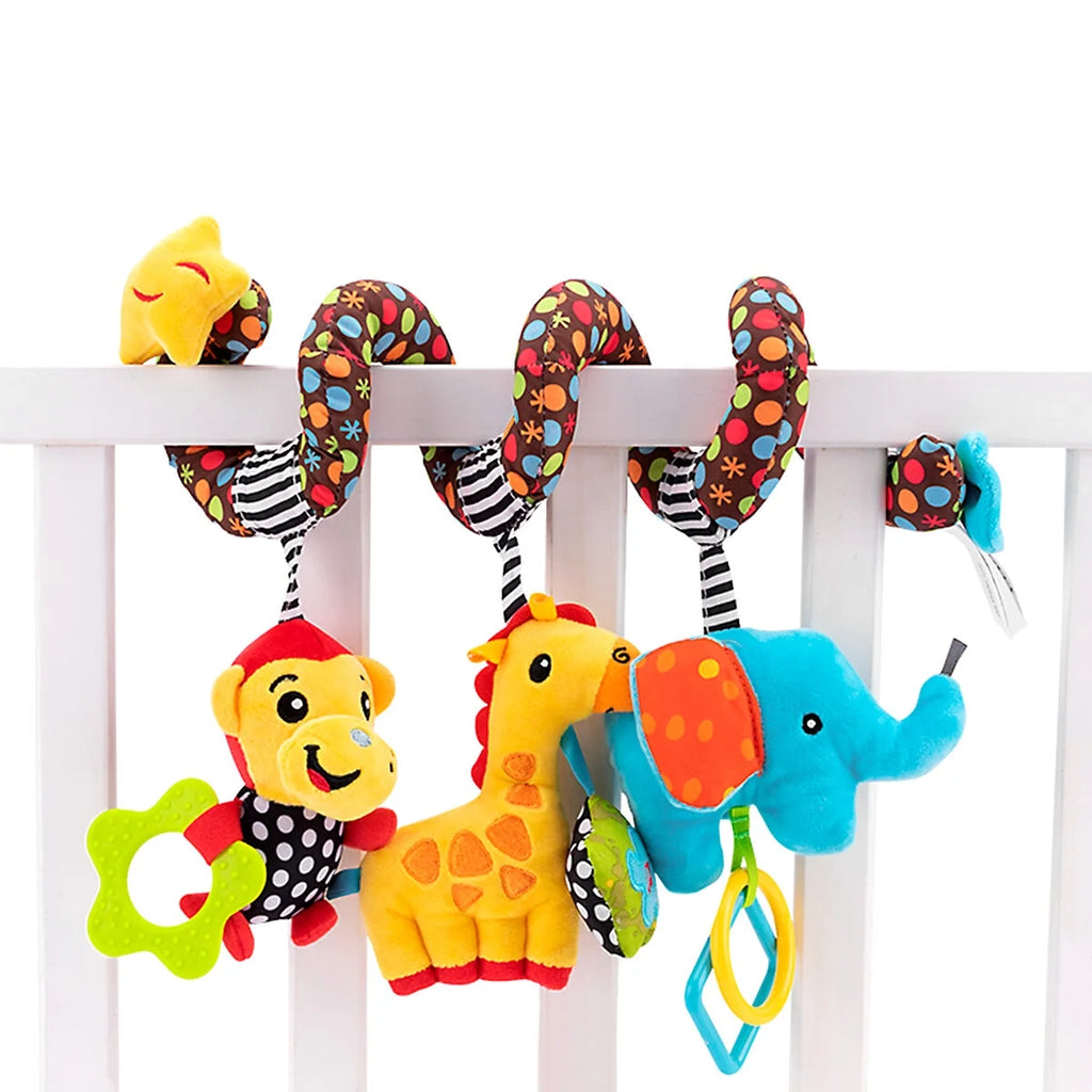 Infant Baby Activity Spiral Bed & Stroller Toy Plush Toy Q942