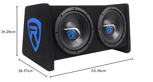 1000w Dual 10" Car Subwoofer Enclosure with Mono Amplifier and Amp Kit N5885