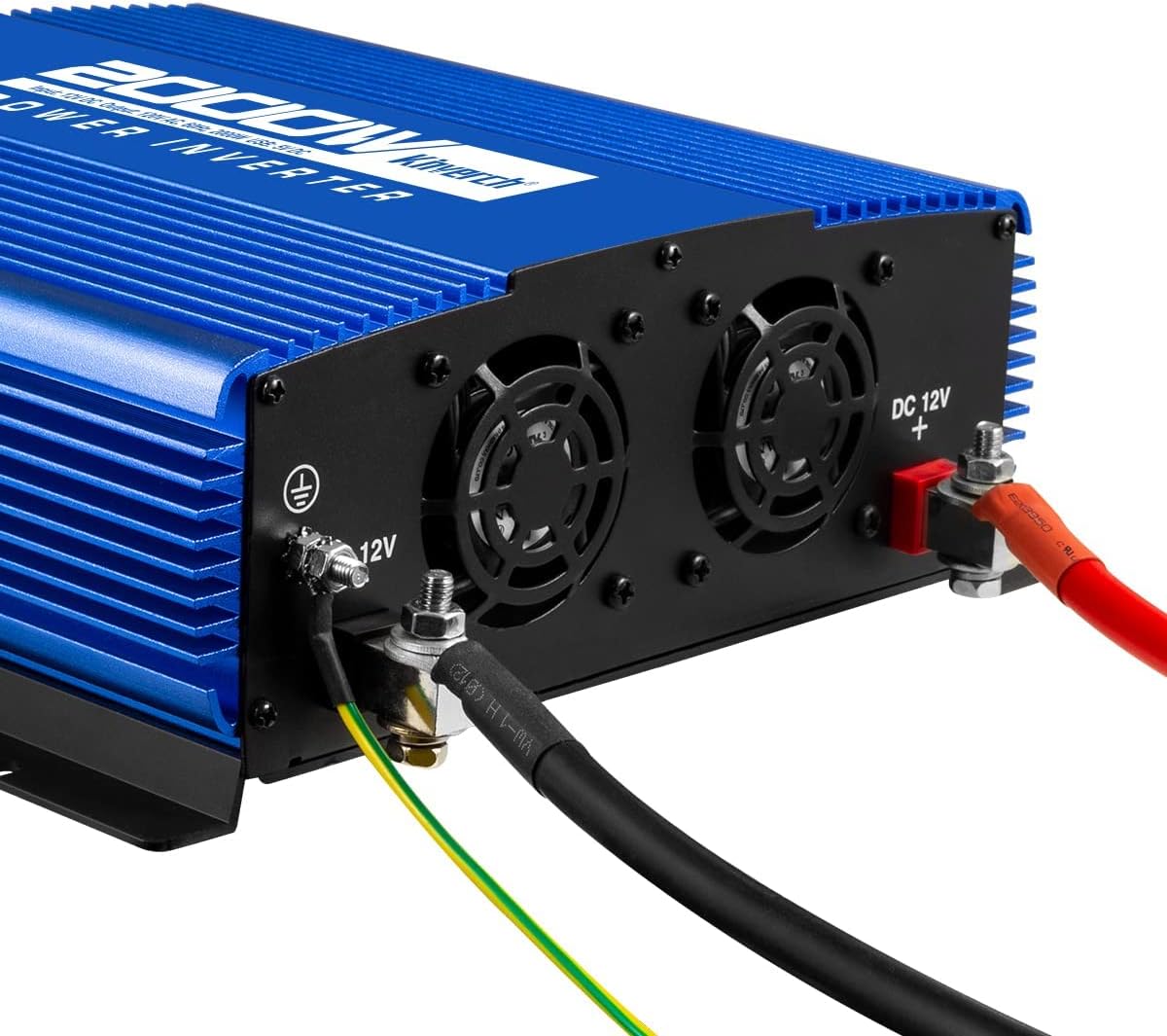2000W Power Inverter 3 AC Outlets 12V to 110V with USB Port B5201