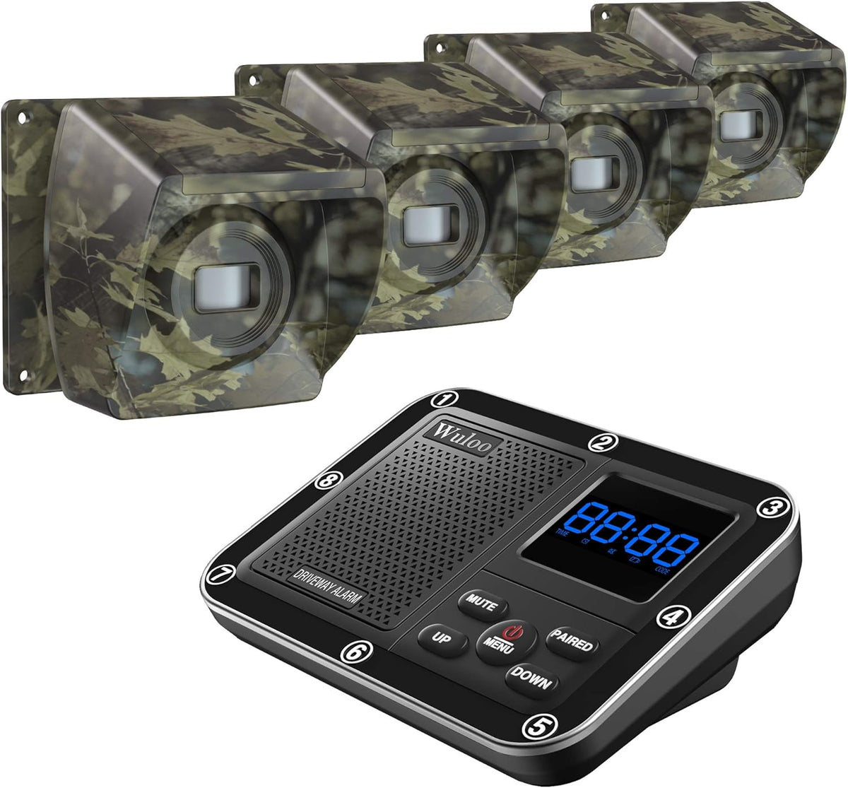1800 Ft Wireless Outdoor Motion Sensor Driveway Alarm System D96881