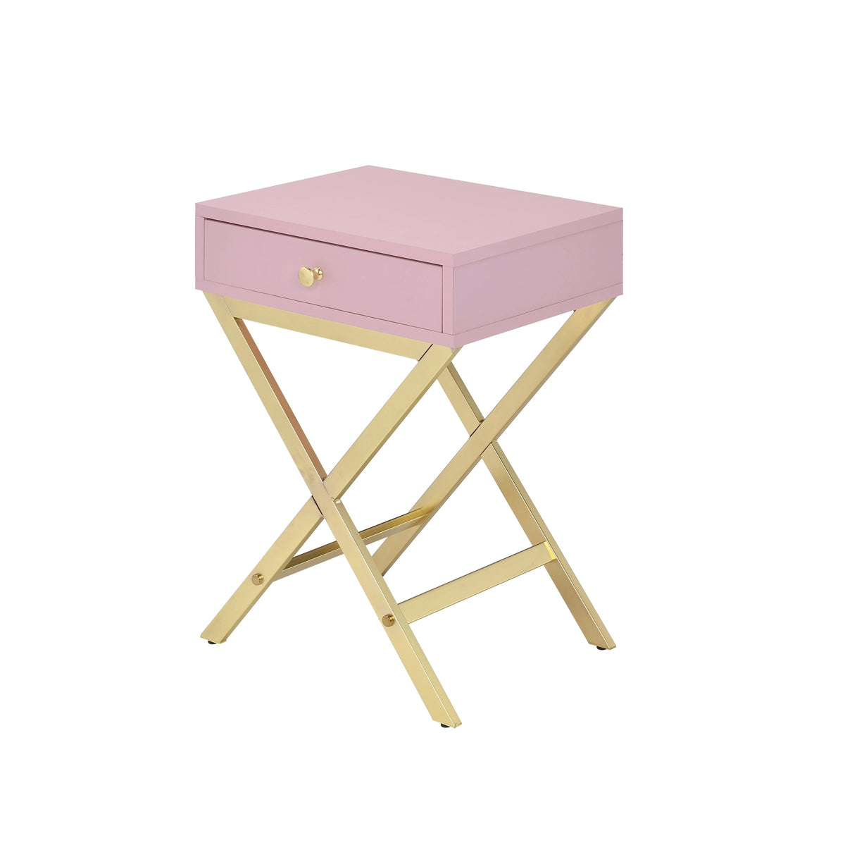 Pink & Gold Side Table L107832