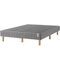Grey Metal California King Mattress Foundation V963