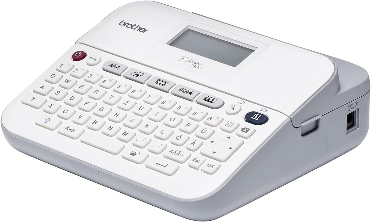 Compact White Label Maker with Carry Case Z375