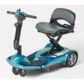 Compact Lightweight Manual Folding Mobility Scooter with Lithium Battery (Blue) O47656