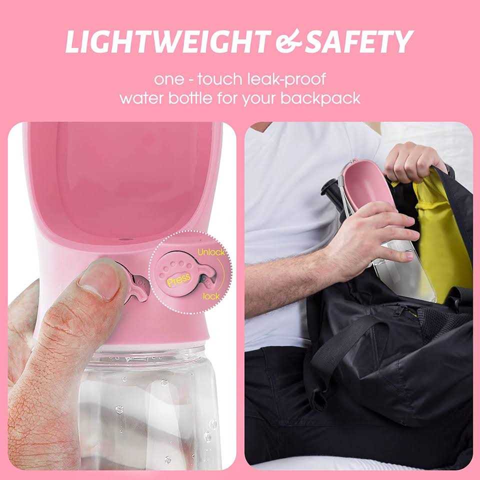 Leak Proof Portable Dog Water Bottle A4473