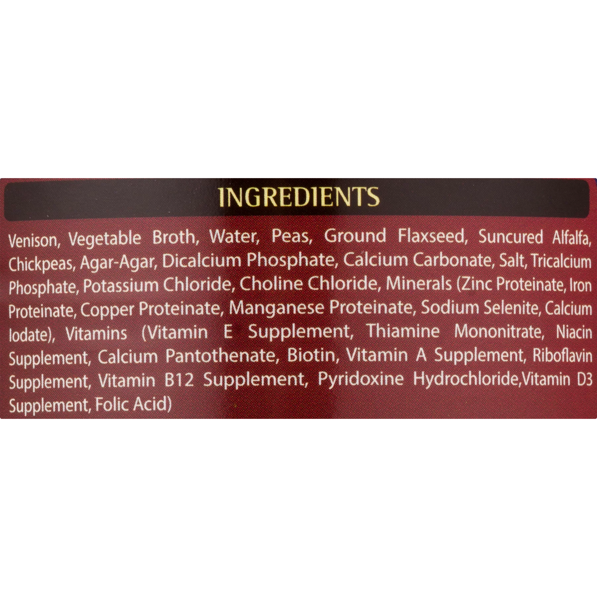 Venison Formula Wet Dog Food 13 Oz B18410