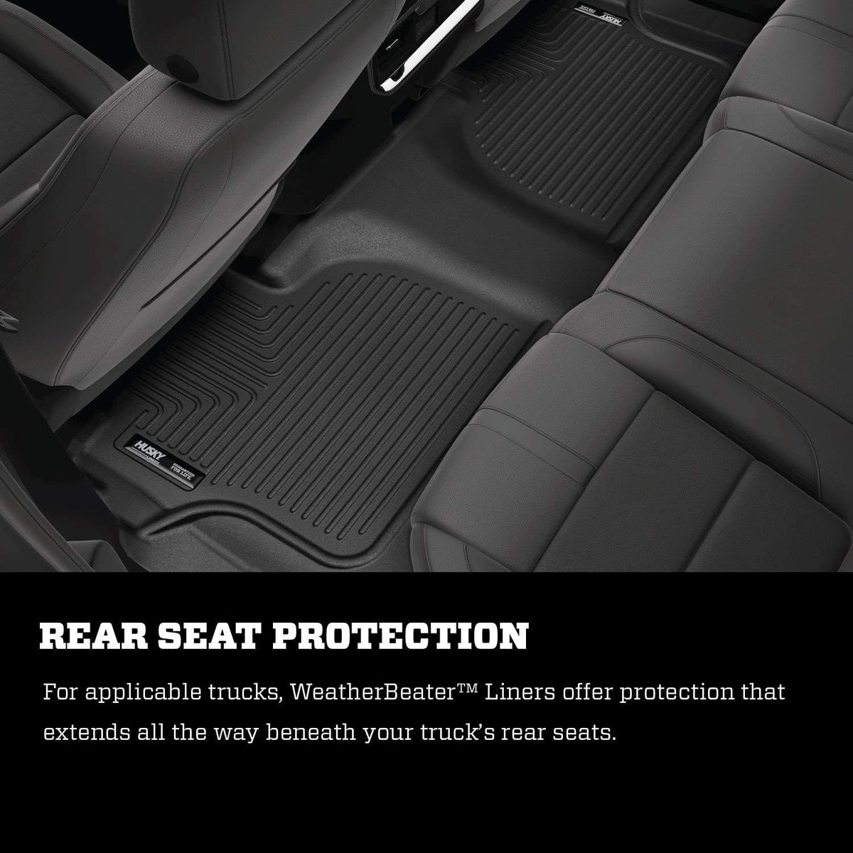 Black Front Floor Liners 2 Pcs K205