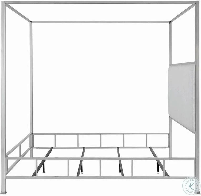 Ivory Full Canopy Bed J7090