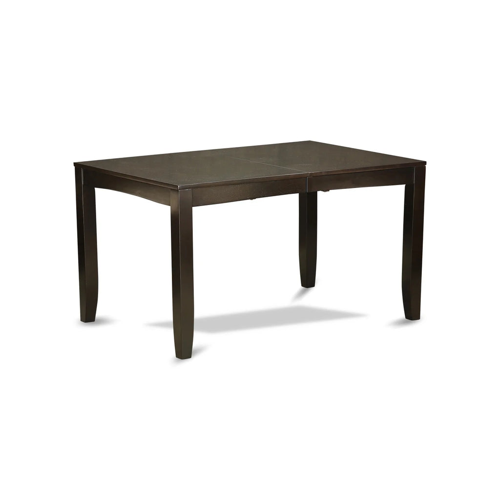 Espresso Rectangular Dining Table with Butterfly Leaf P391595
