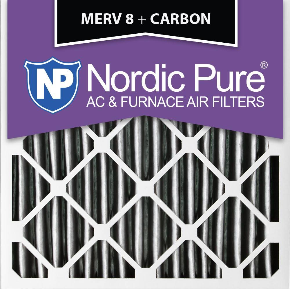 10x10x1 Pleated MERV 8 Plus Carbon Qty 6 F329