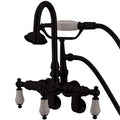 Oil Rubbed Bronze Wall Mount Clawfoot Tub Filler with Hand Shower R875748