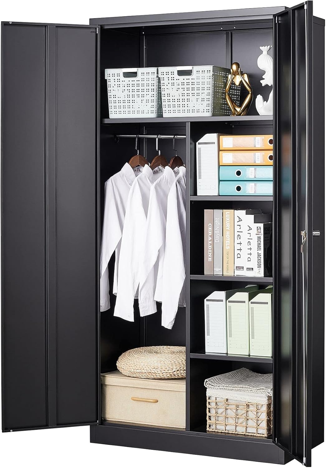 72'' Tall Steel Cabinet with 4 Adjustable Shelves Z7235