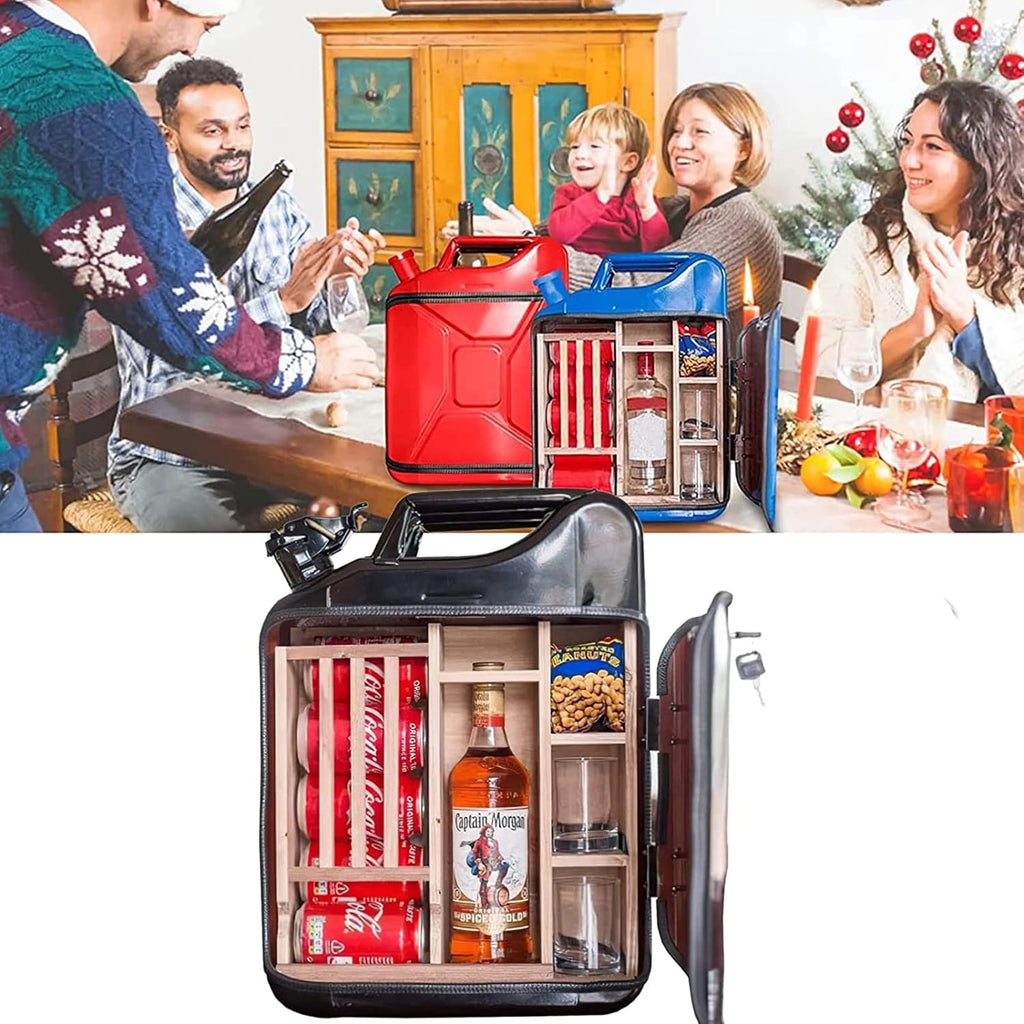 Green Pack of 2 Mini Bar Cabinet Set U7449