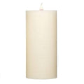 Flameless LED Candle 8x22H Ivory Rustic Outdoor Pillar X229931