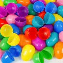Pre Filled Chocolate Candy Plastic Easter Eggs (200) U24994