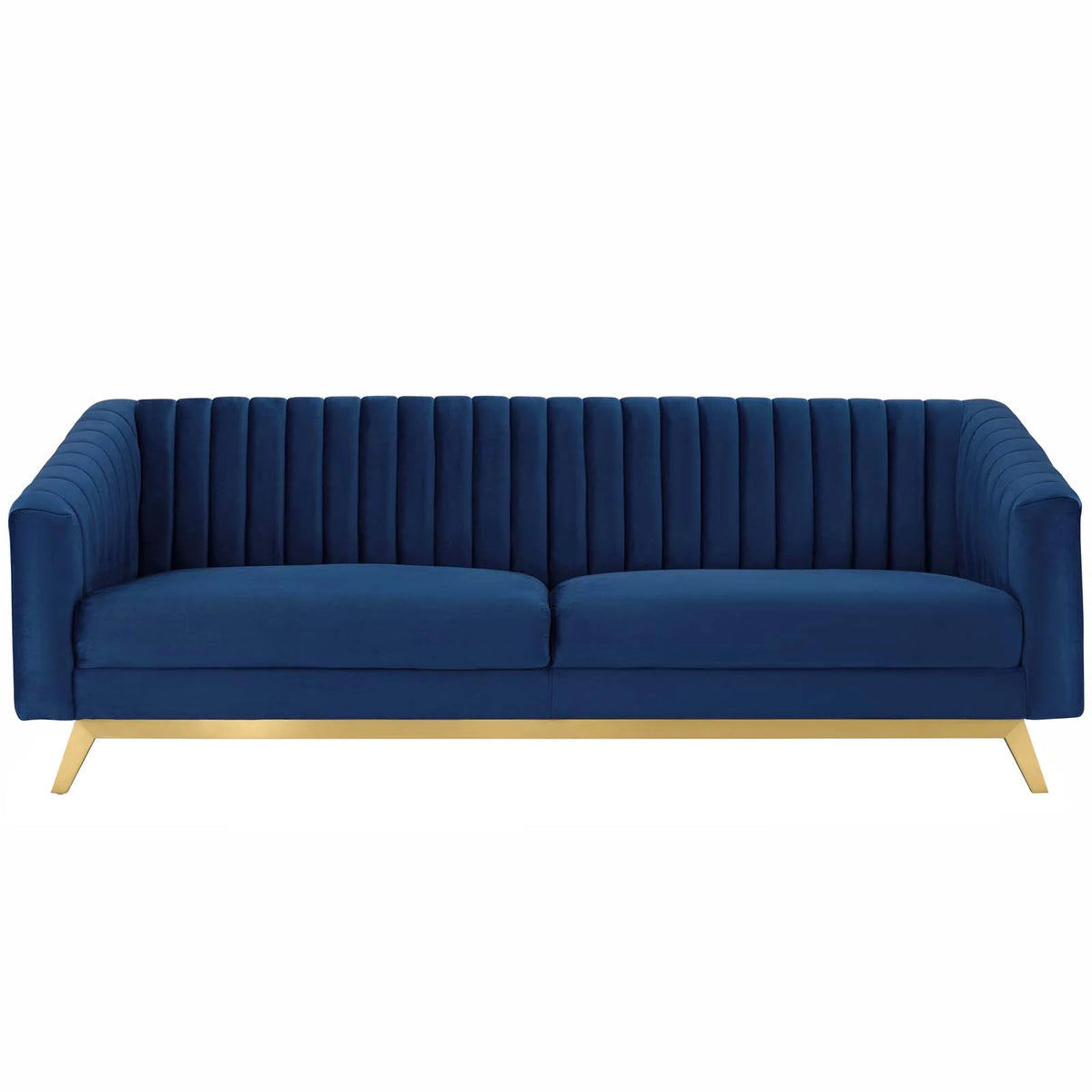 Navy Velvet Sofa C90328