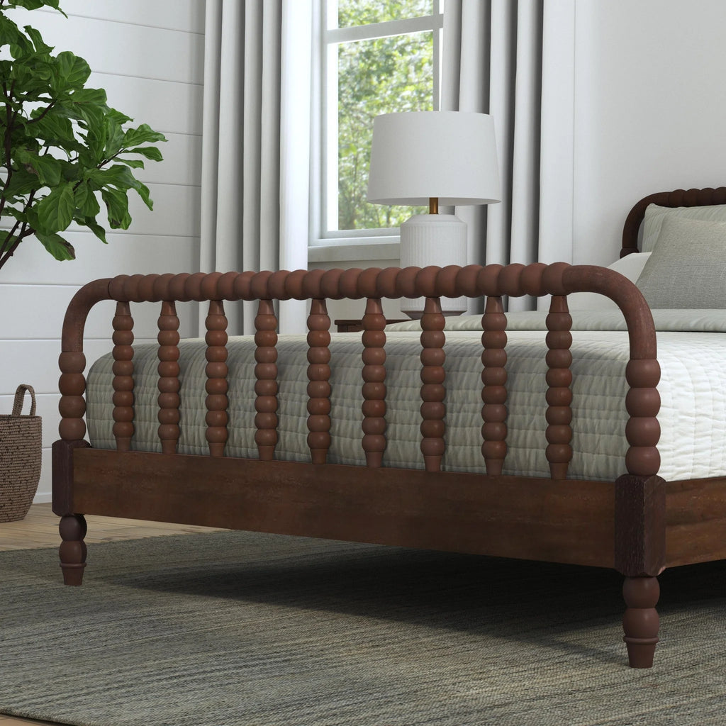 Brown Queen Bed O40680