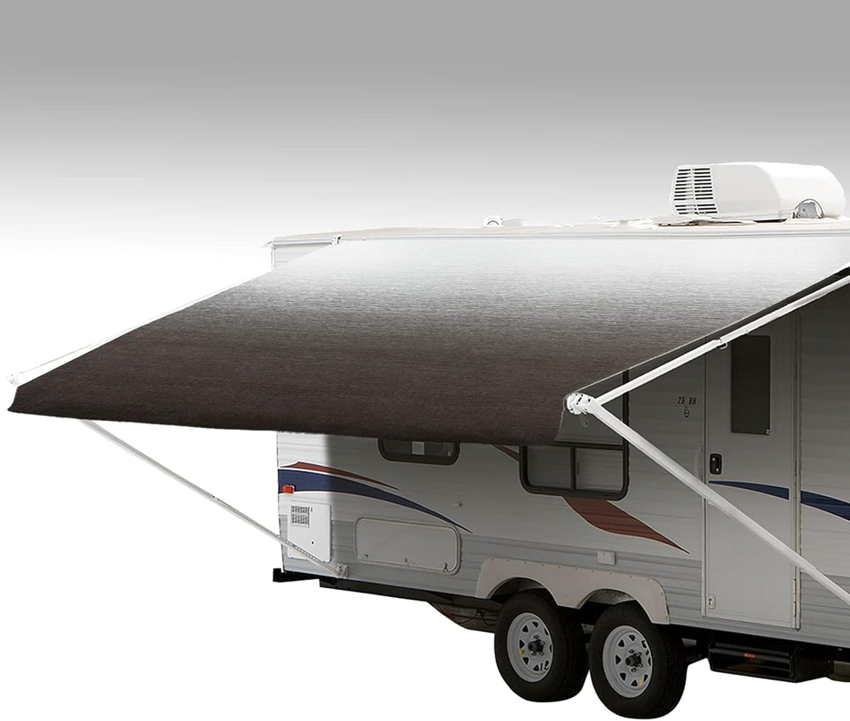 RV Awning Fabric Replacement Vinyl Dune Fade 17' D744