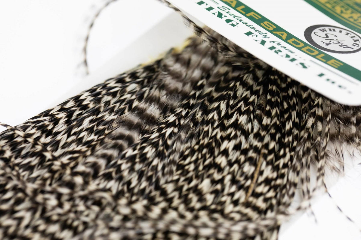 Dun Grizzly Hackle 1/2 Saddle S84017
