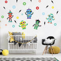 Rockin Robots Wall Decal Sticker Set L7562