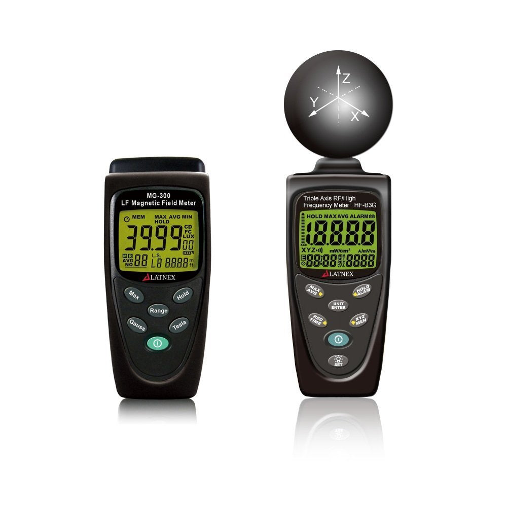 Gauss Magnetic Field Meter and EMF RF Meter Detectors K135608