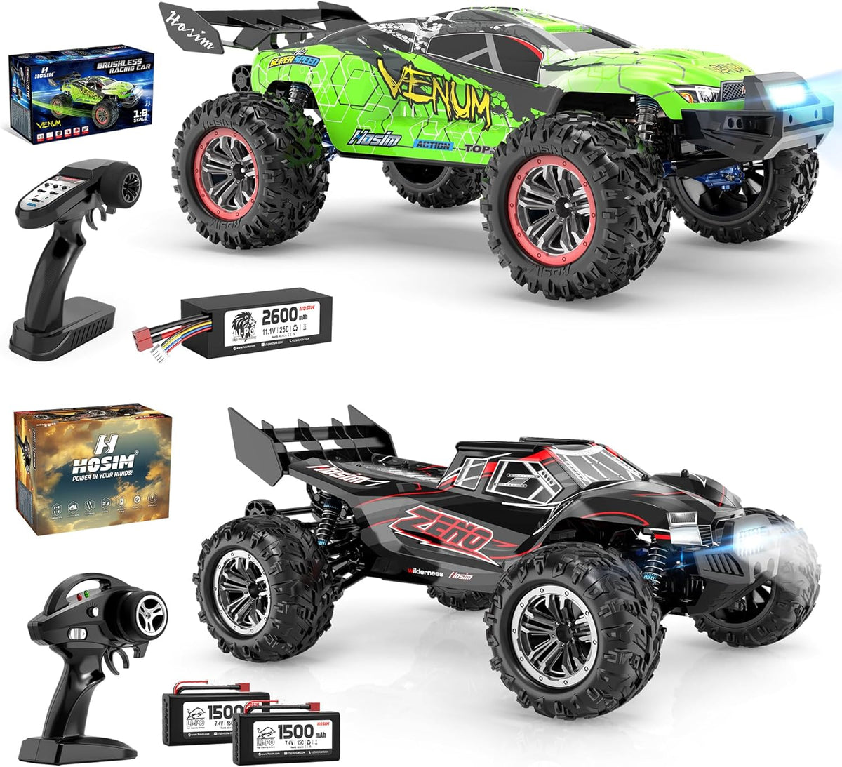 1:8 RC Car 80+KMH 1:10 RC Truck 48+ KMH P174898