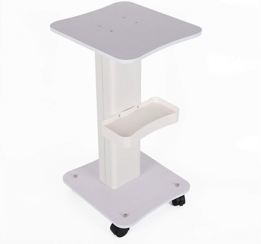 Rolling Cart Beauty Salon Trolley with 4 Wheels Aluminum F977