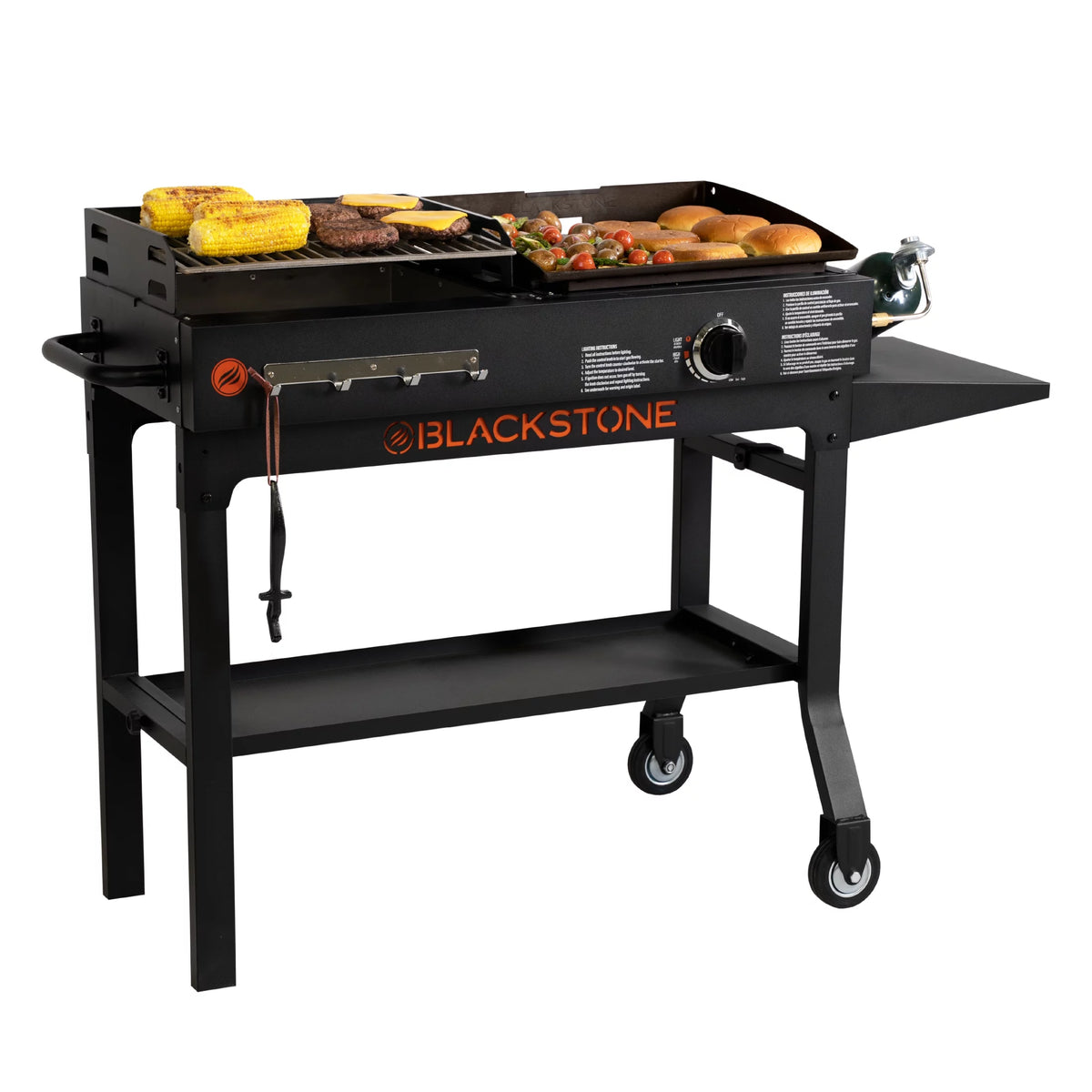 17 Griddle and Charcoal Grill Combo K924635