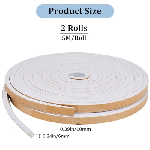 10m*10mm*2.5mm Black Foam Insulation Tape C6757