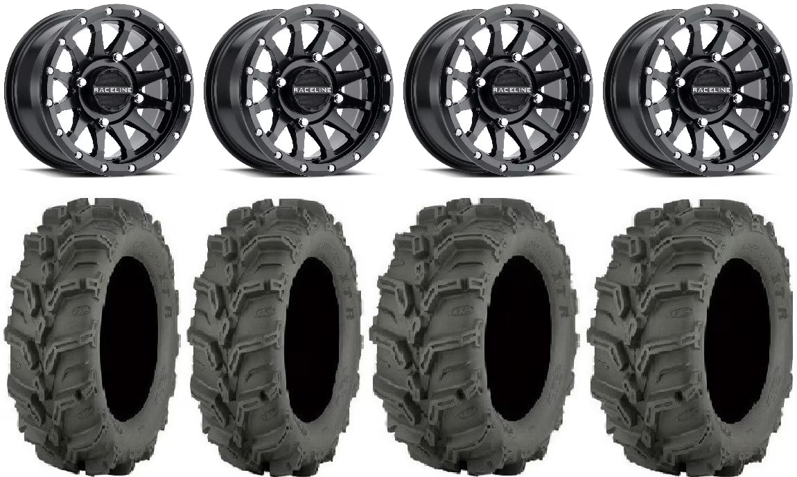 14" Black Wheels 27" Mud Lite XTR Tires R6078