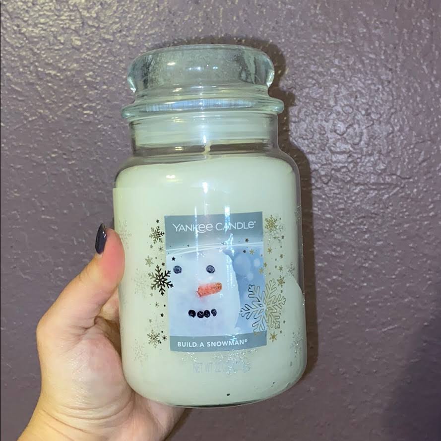 Snowman Candle T532
