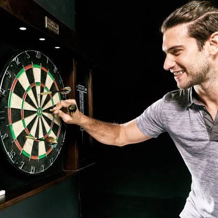 40x22 Dartboard Cabinet with LED Light S35747